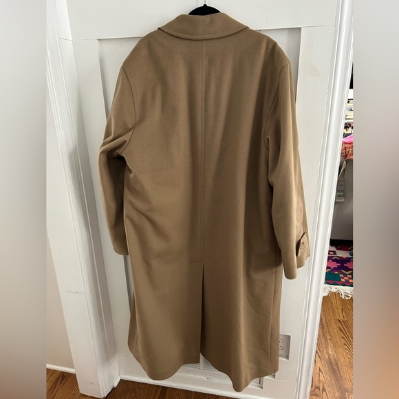 SCHNEIDERS Austria Camel Cashmere Trench Pea coat - Picture 7 of 11